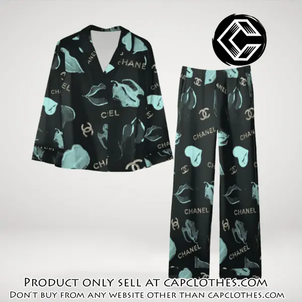 Trending luxury chanel satin pajama set pjs1040 cc1822053